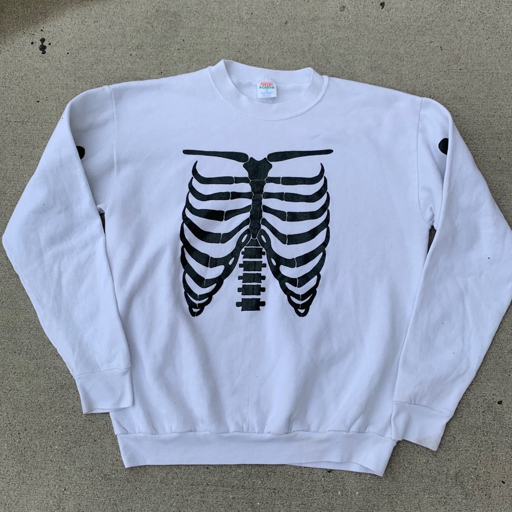 Vintage Skeletal Screen Stars Crewneck